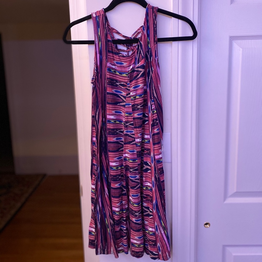 Sleeveless Abstract Dress
